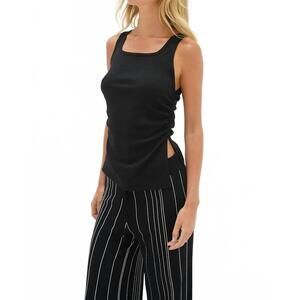 NEW LNA weston top in black